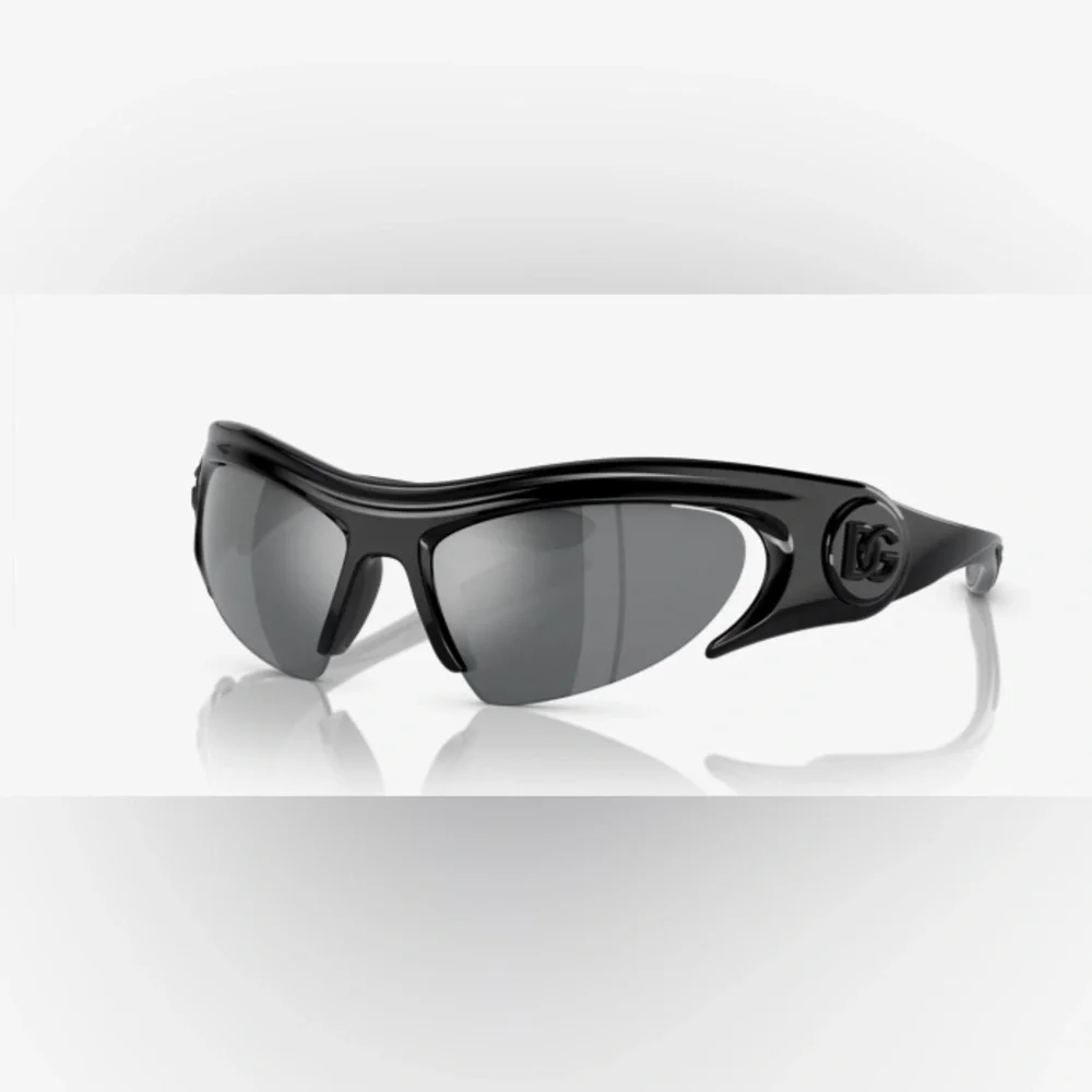 Dolce & Gabbana DG6192 Black Grey Mirror Men's 58 mm Sunglasses